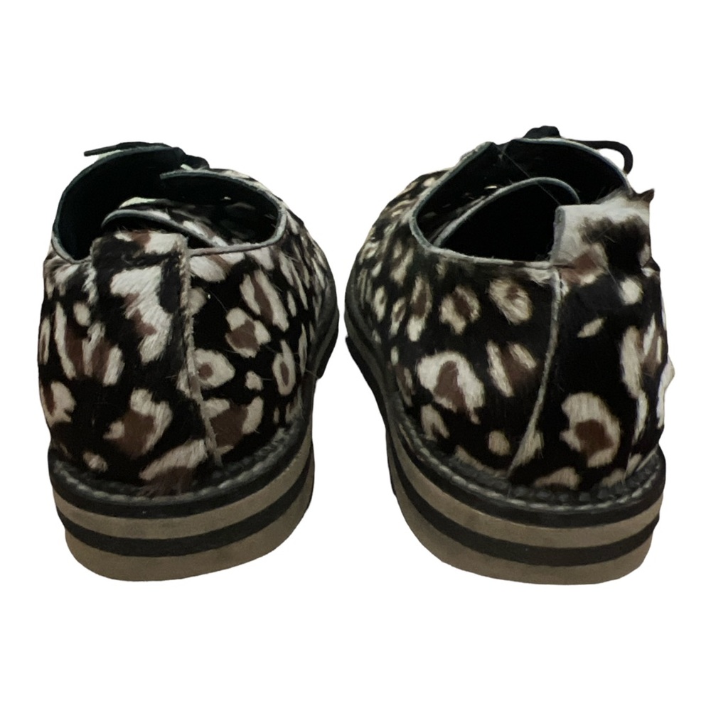 MIISTA LONDON Calf Hair Leopars Print Oxfords, Animal Print Oxfords, Size 8‎ - Picture 5 of 7